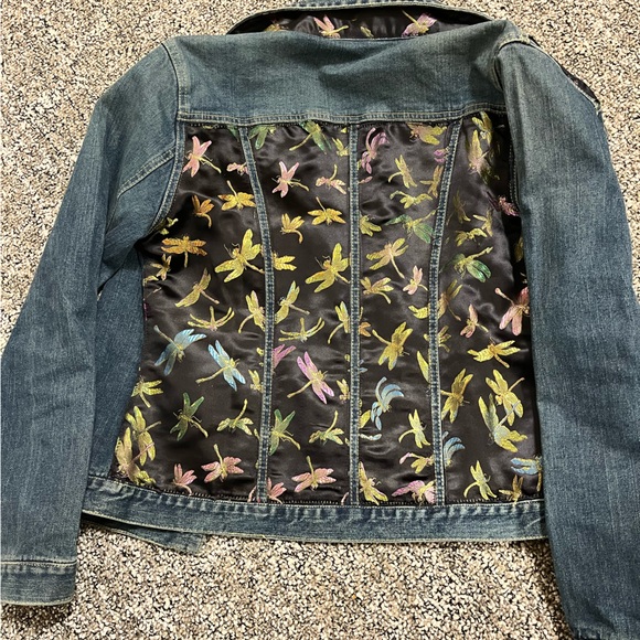 Me & Max patterned denim jacket size M - Picture 2 of 3